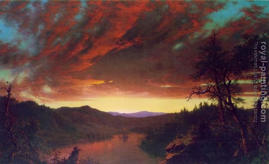 Frederic Edwin Church : Twilight in the Wilderness